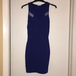 Royal blue dress